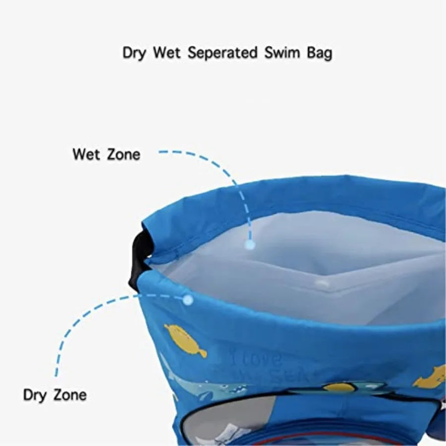 Dry Wet Separated Swim Bags | Versatile Gym & Beach Backpack