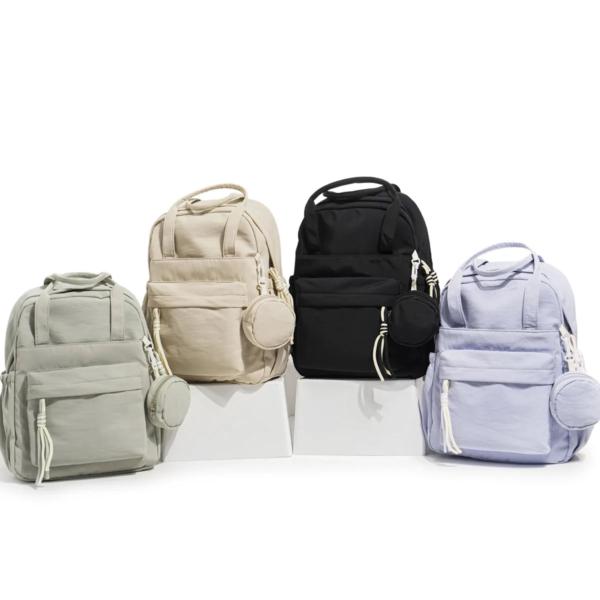 Junior High School and High School Students' Schoolbags, High-Looking, Fresh, Large-Capacity Backpacks, Student Stress-Reducing and Spine-Protecting 2026 New Lightweight Models