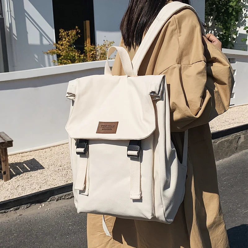 Large Capacity Canvas Backpack for Students | Stylish and Durable
