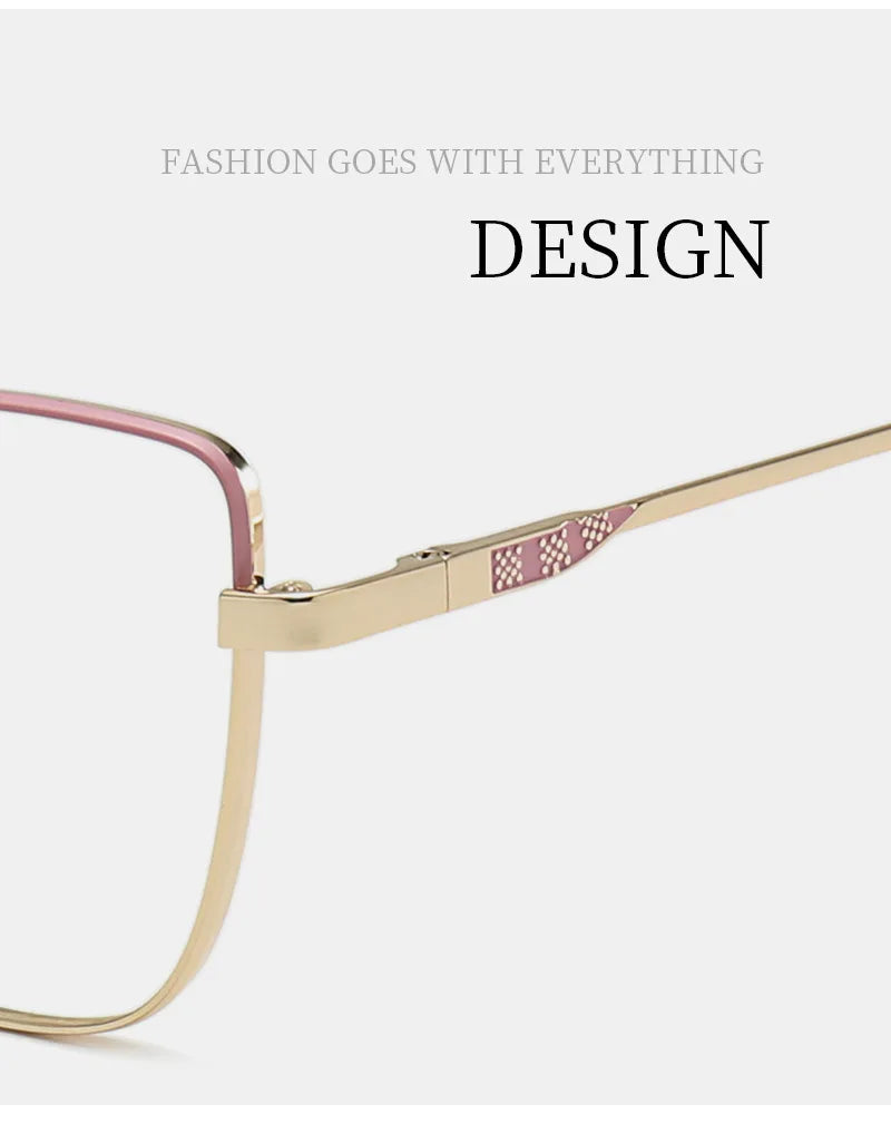Custom Cat Eye Prescription Glasses for Myopia & Astigmatism