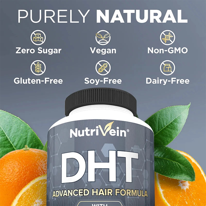 Premium DHT Blocker with Biotin | Hair Growth Supplement for All