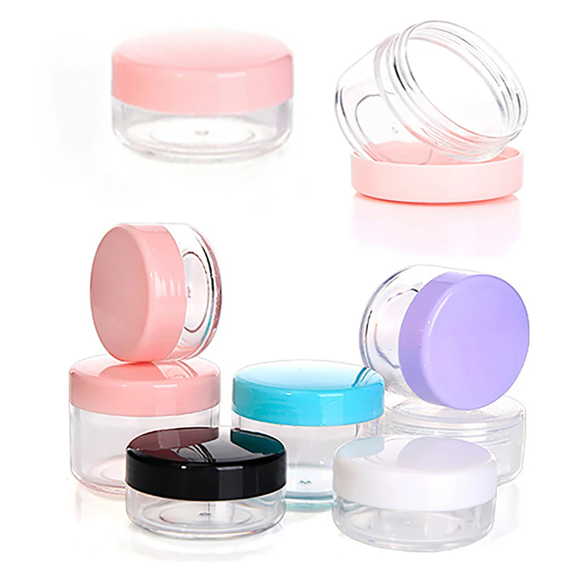 4 Pc Travel Bottles Set | Leak Proof Toiletry Containers