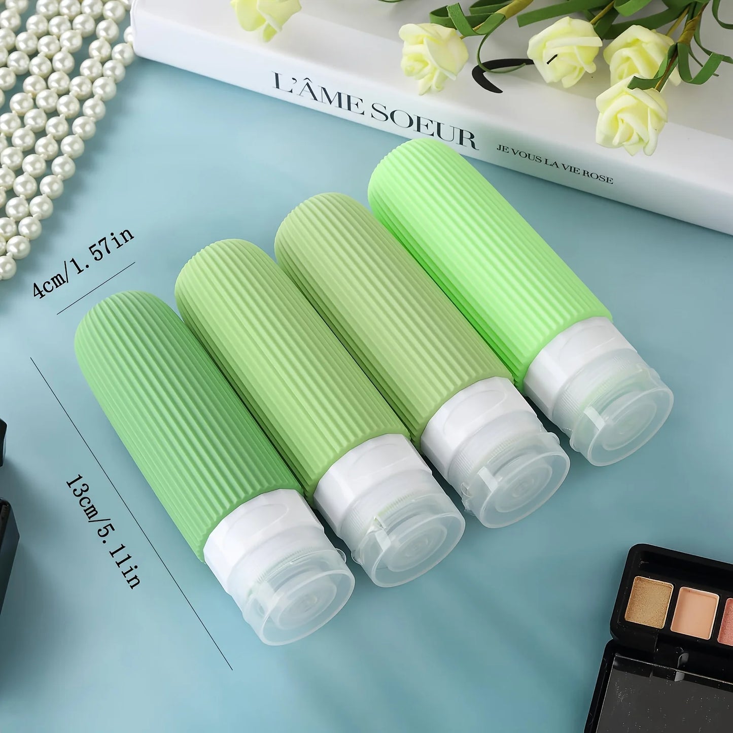 Portable TSA Approved Travel Bottles | Leak-Proof Silicone Containers