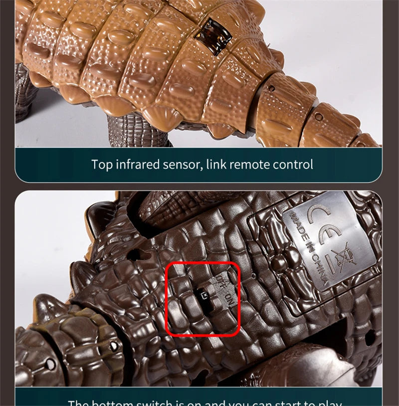 Remote Control Dinosaur Toy | Realistic Ankylosaurus Model
