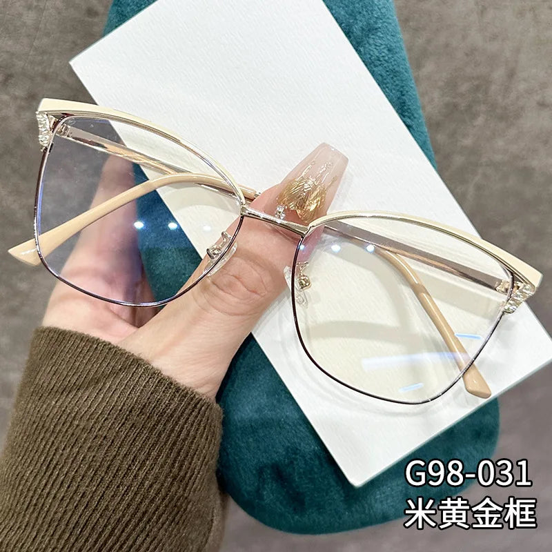 Fashionable Cat Eye Blue Light Blocking Reading Glasses for Women