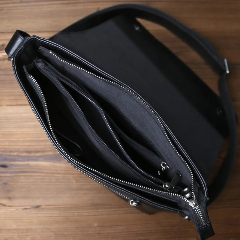 Men's Leather Crossbody Bag | Stylish Multifunctional Shoulder Bag
