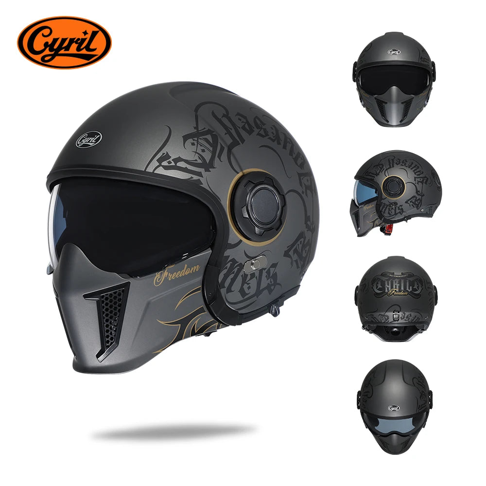 Lightweight Convertible Full Face Helmet for Electric Scooters