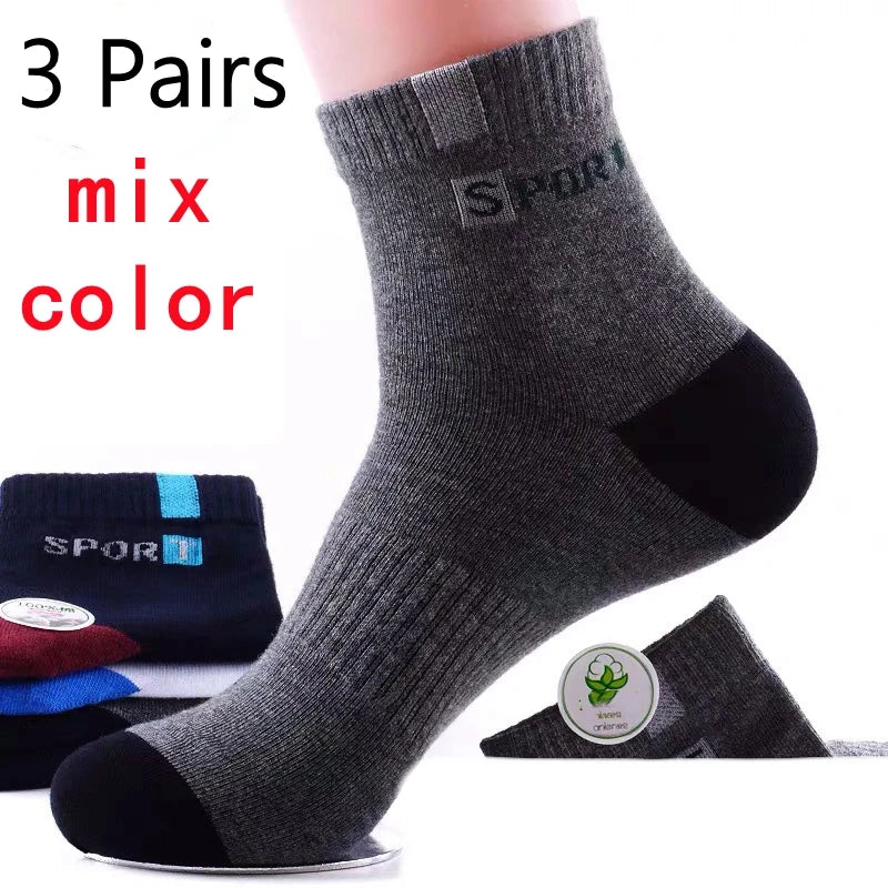 10 Pairs Men’s Cotton Short Socks | Breathable Low-Cut Ankle Socks