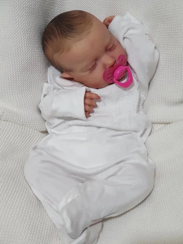 Muñeco Bebé Reborn Realista de 20 Pulgadas | Vinilo de Silicona Mixta