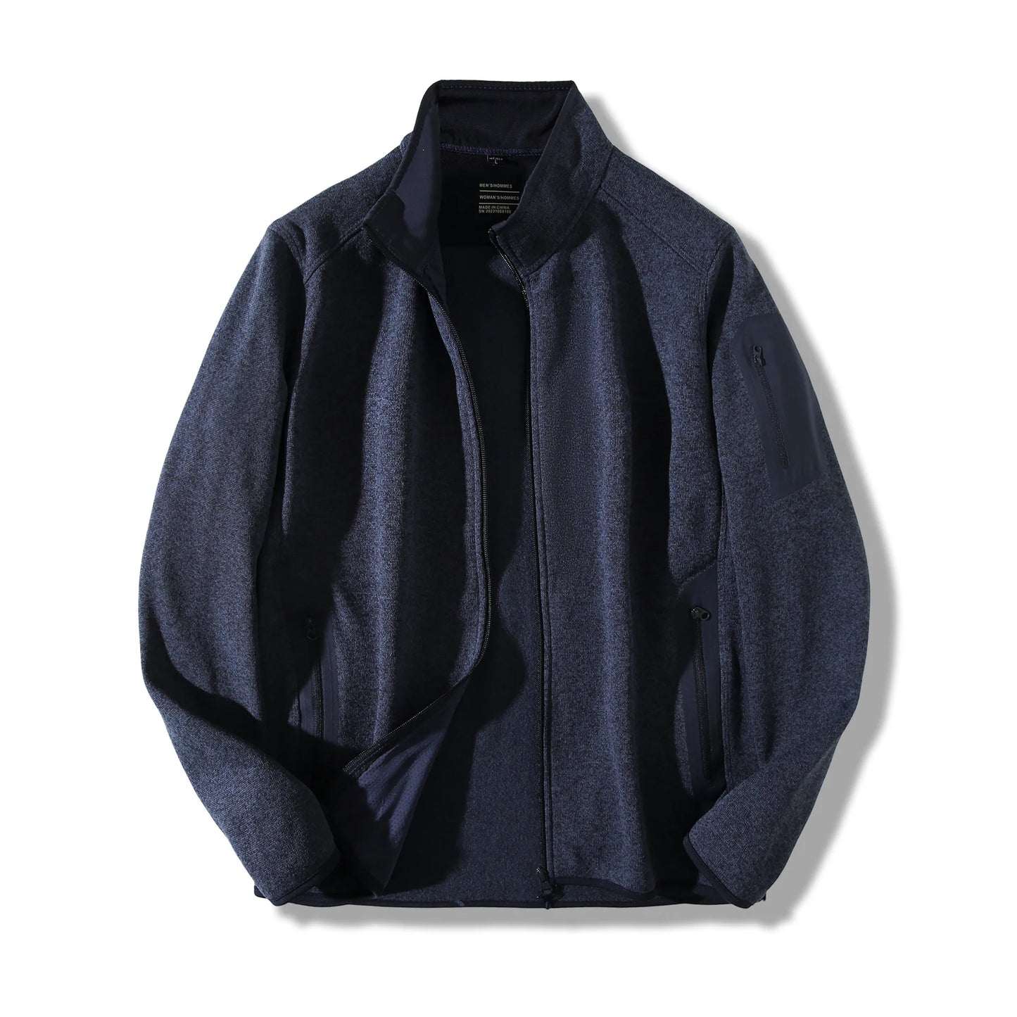 Unisex Winter Fleece Zipper Hoodie | Warm Outdoor Jacket