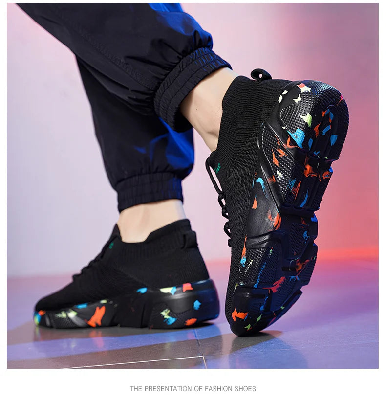Men's Breathable Sneakers | Comfortable Casual Walking Shoes