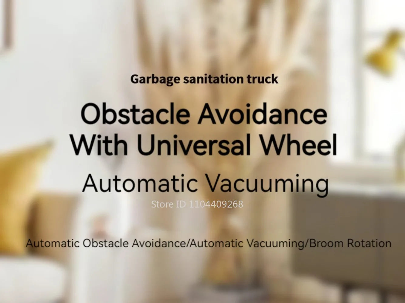 Electric Vacuum Cleaner Garbage Truck Model Toy for Kids