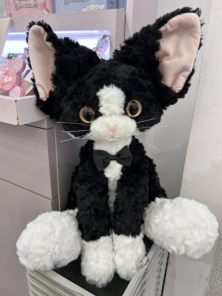 Cute Black Cat Plush Pillow | Adorable Stuffed Animal for Kids