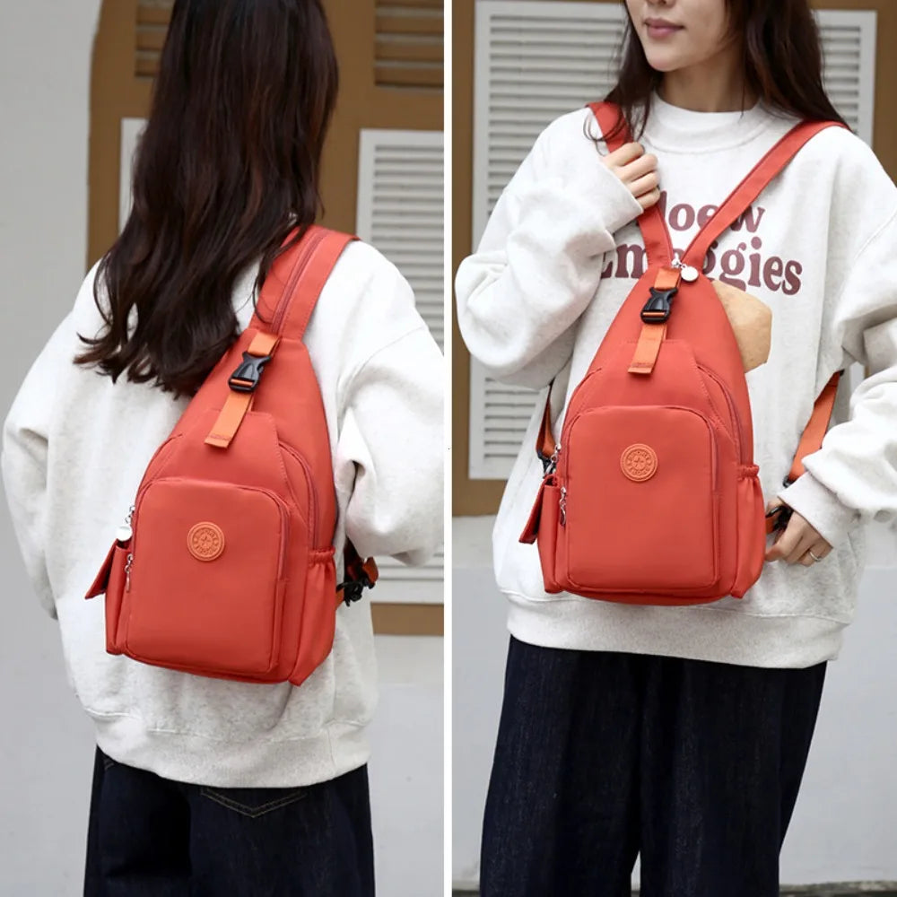 Casual Multi-Functional Nylon Chest Bag | Stylish and Practical