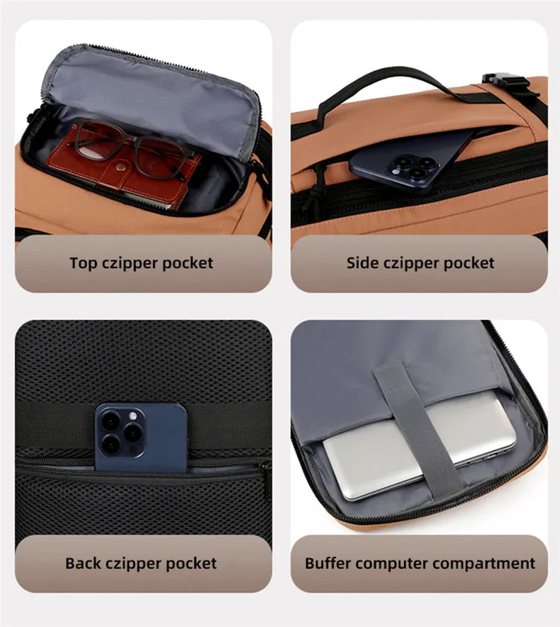 Men's Lightweight Travel Backpack | Versatile for Business & Hiking