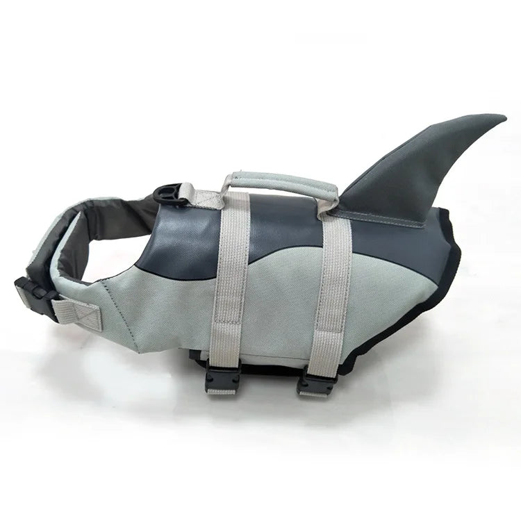 Pet Dog Life Vest Summer Shark Mermaid Pet Life Jacket Dog Clothes Harness Dogs Swimwear Pets Swimming Suit Funny Cute Dog Costu