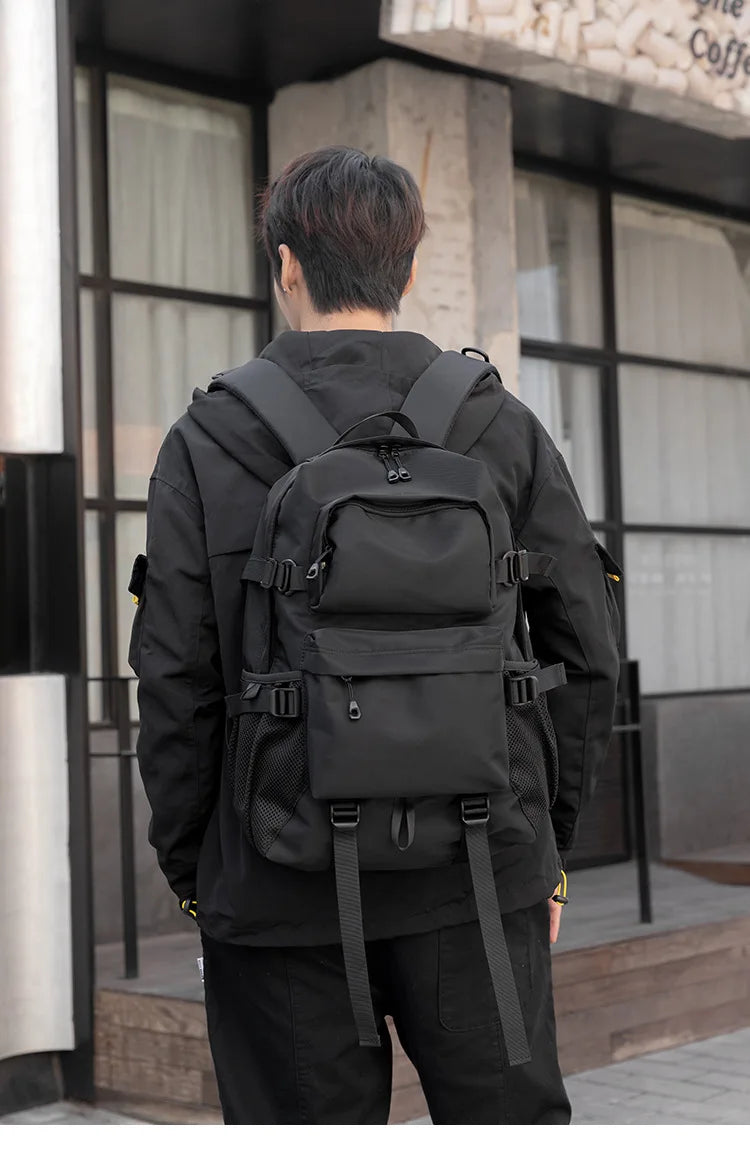 Functional Large Capacity Men's Backpack for Travel and School