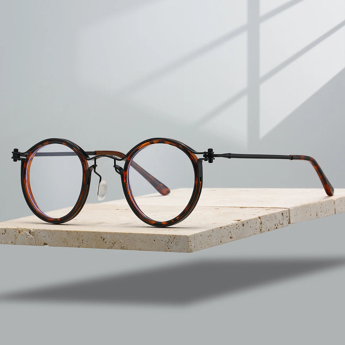 Stylish Retro Round Glasses | Chic Blue Light Blocking Eyewear