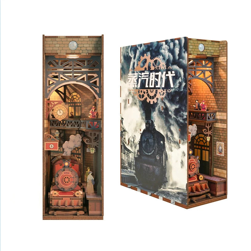 DIY Wooden Book Nook Kit | Cathedral-Inspired Bookend Decor