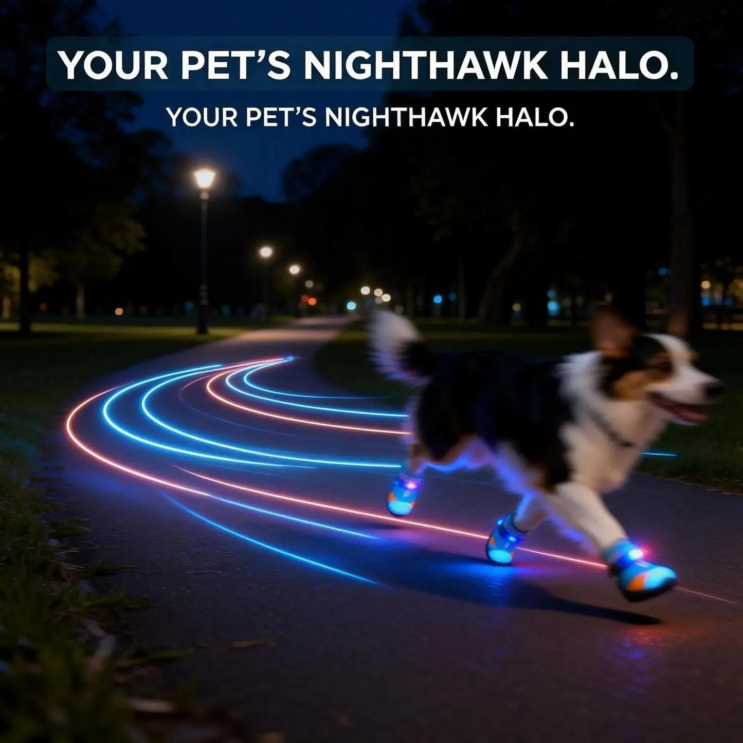 Light Up Dog Shoes | Breathable Glowing Pet Boots for Summer Fun