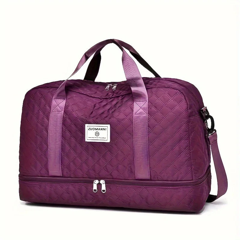 Large Capacity Luxury Duffel Bag | Travel Gym Tote with Pockets