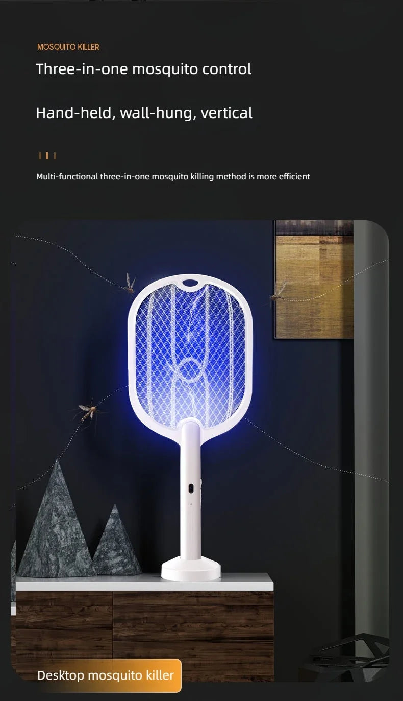 3000V Electric Mosquito Swatter with USB Charging | Pest Control