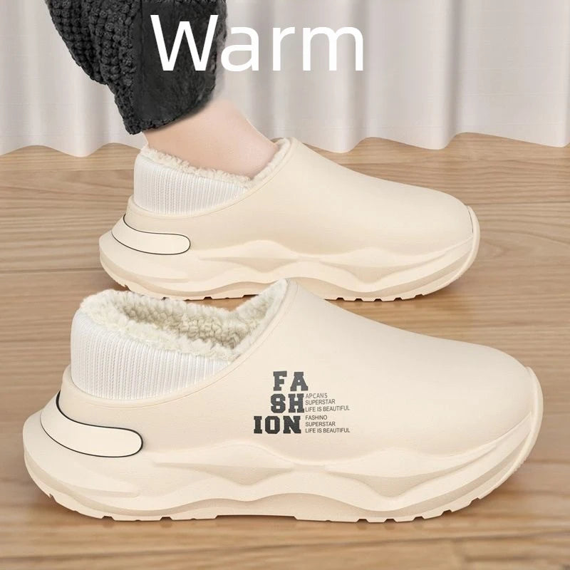 Men's EVA Waterproof Outdoor Slippers | Cozy Winter House Shoes