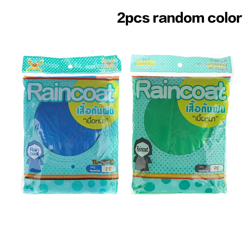 Lightweight Waterproof Raincoat | Multicolor Outdoor Rainwear