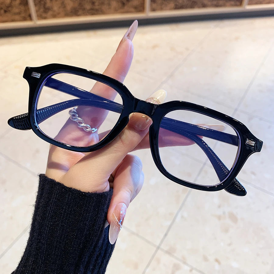 Stylish Women's Square Frame Glasses | Vibrant Rainbow Design