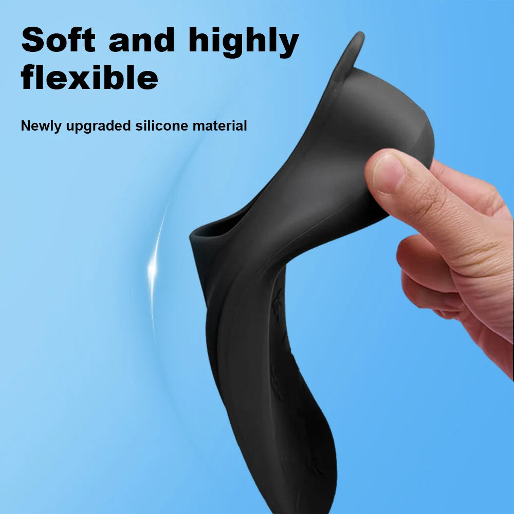 Multicoloured Short Silicone Snorkel Fins for Adults & Kids