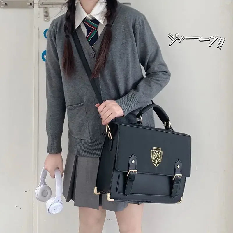 Elegant Solid Crossbody Backpack for Teenage Girls | Chic PU Rucksack