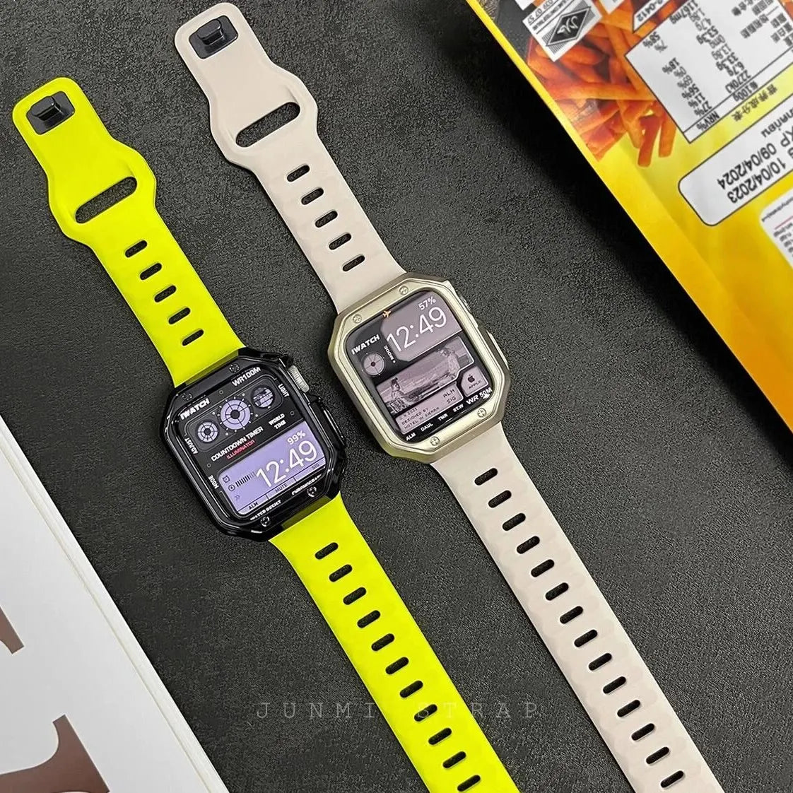Soft Silicone Sport Strap & Case for Smartwatch | Comfort & Style