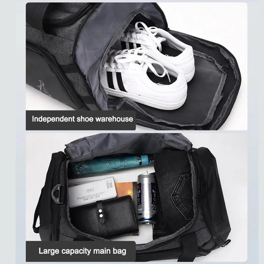 Waterproof Nylon Gym Bag | Perfect for Fitness & Travel