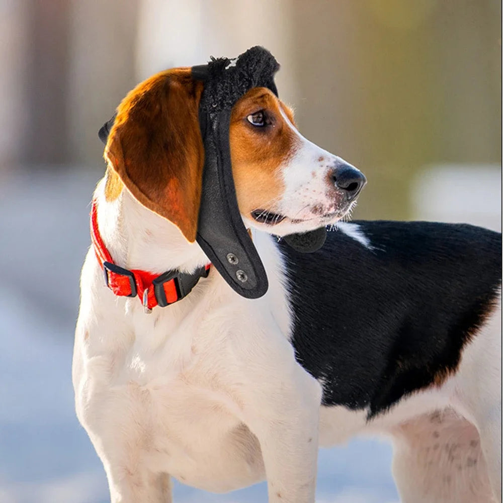 Warm Fleece Aviator Hat for Dogs | Windproof Pet Pilot Cap