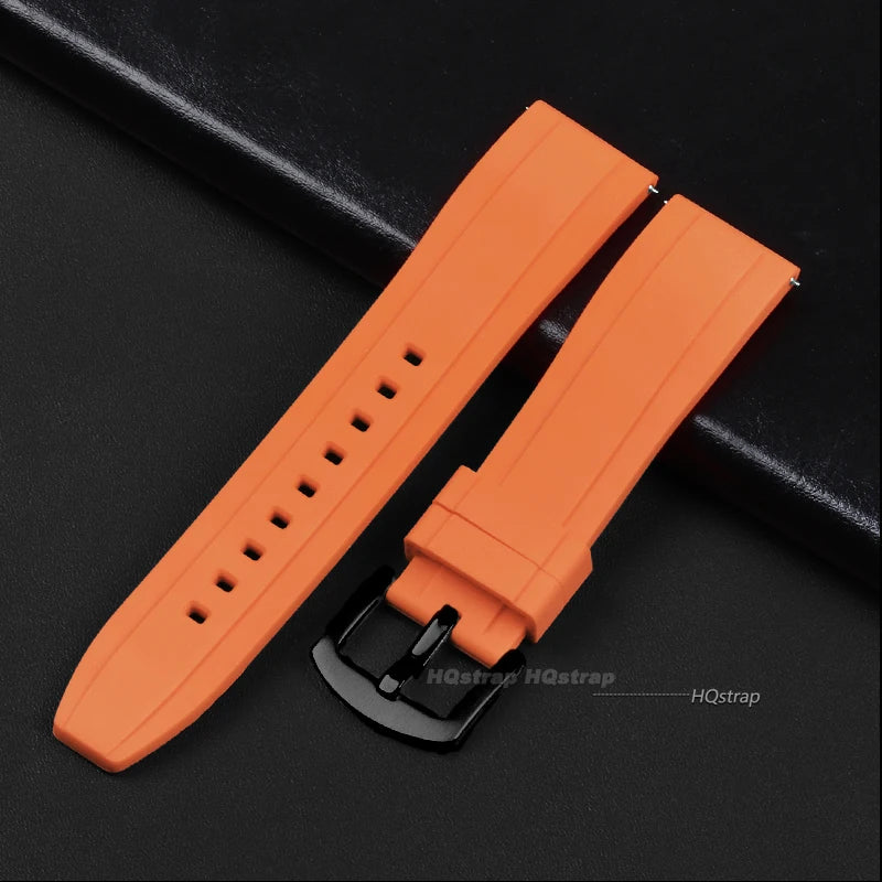 Quick Release Silicone Rubber Watch Strap | Soft Sports Watchband
