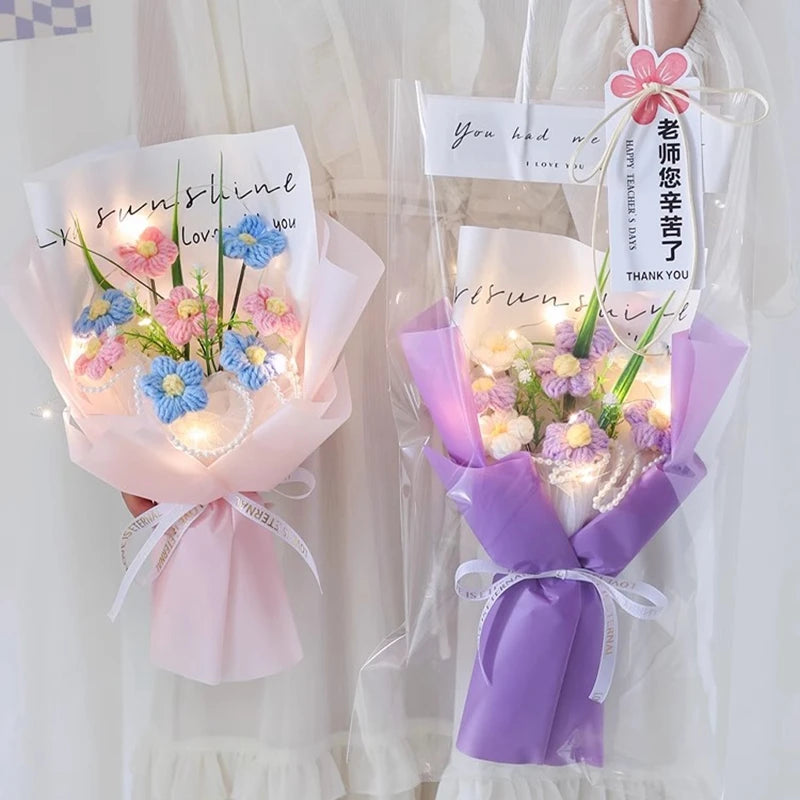 Ramo Eterno de Flores de Ganchillo | El Regalo Perfecto para Cualquier Ocasión