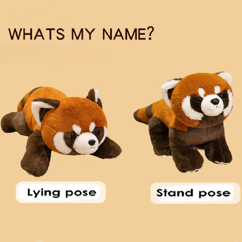 Lifelike Red Panda Stuffed Animal Plush Toy | Cute Gift for All