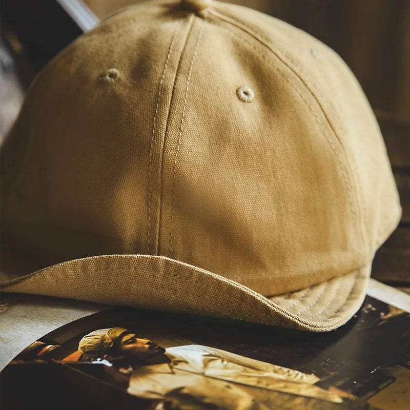 Men's Oversize Denim Golf Cap | Stylish Casual Newsboy Hat