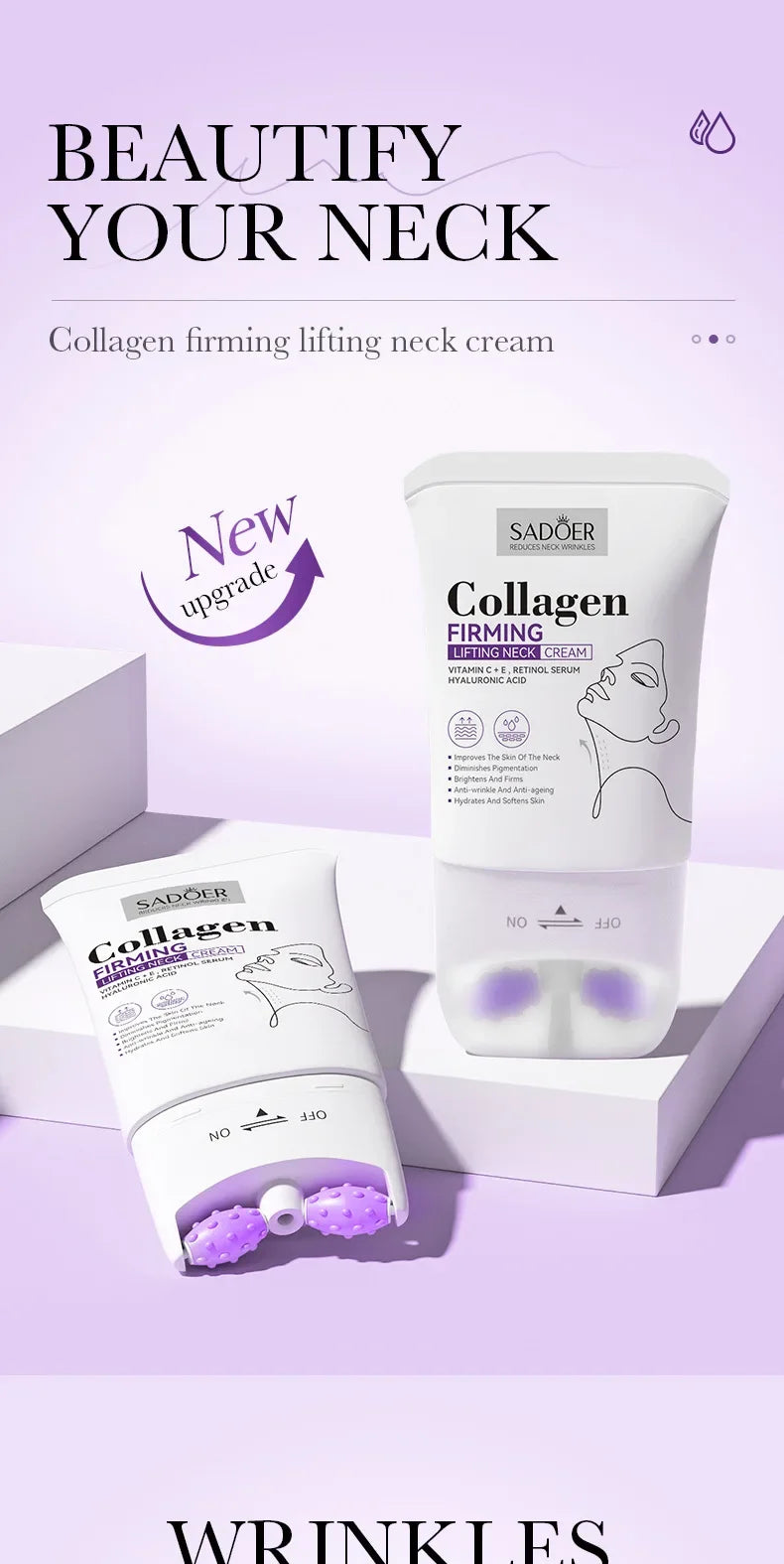 Collagen Firming Neck Cream | Lifting & Moisturizing Neck Care