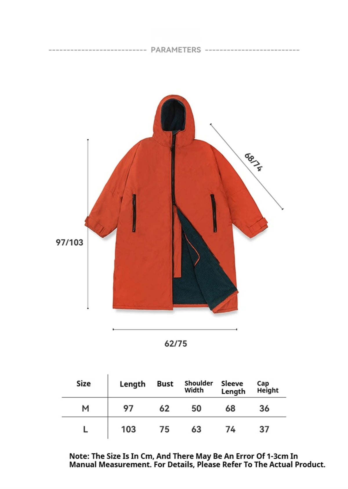 Quick Drying Surf Changing Robe | Weatherproof Jacket & Cloak