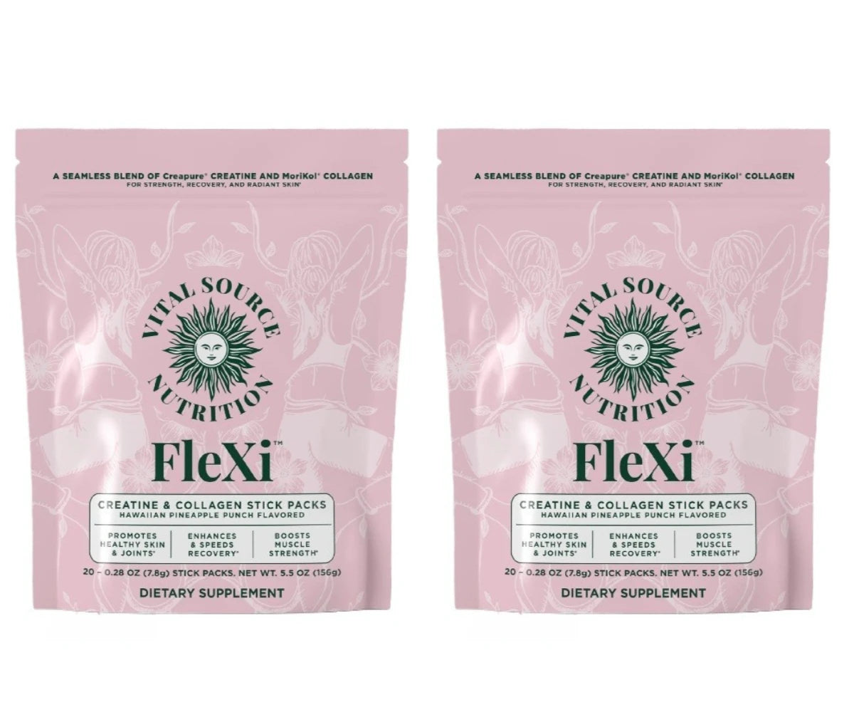 Creatine & Collagen Powder Stick Packs for Strength & Skin Health