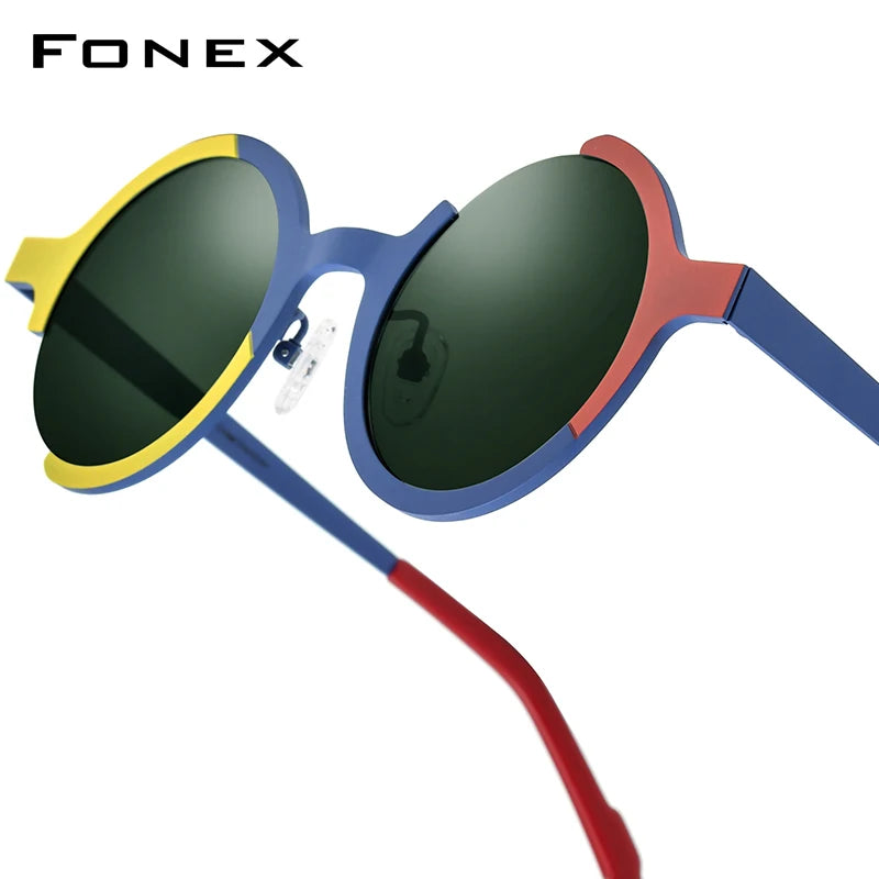 Stylish Vintage Round Polarized Sunglasses for Men & Women