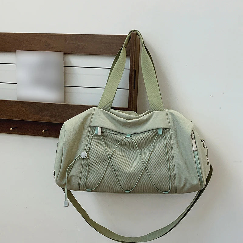 Large Women's Fitness Handbag | Versatile Gym Tote with Shoe Pocket