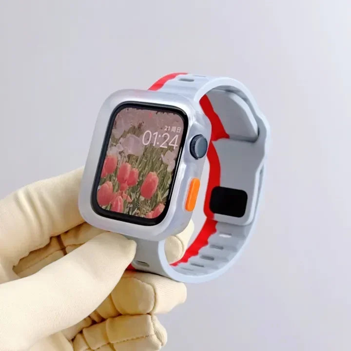 Candy Silicone Case & Strap for All Apple Watch Sizes