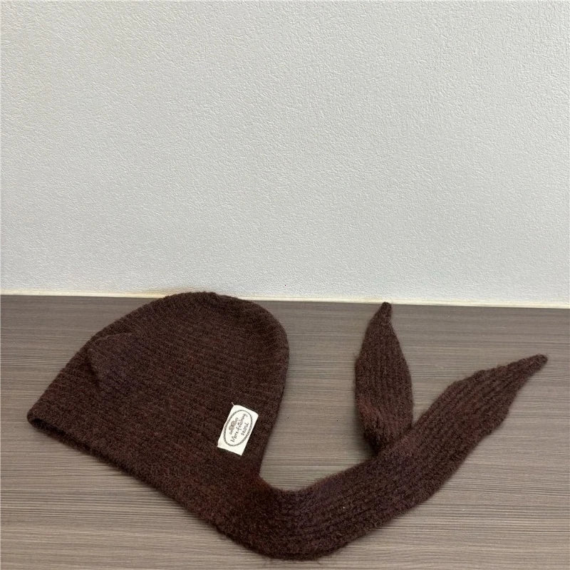 Women's Knitted Balaclava Hat | Warm Autumn Winter Scarf Beanie