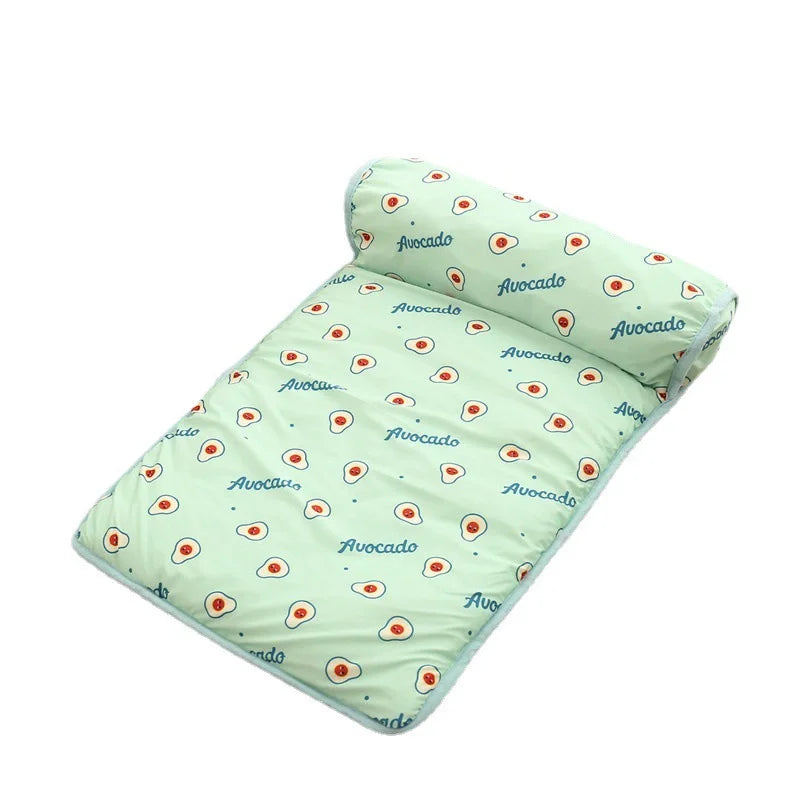 Summer Ice Silk Pet Cooling Mat | Non-Slip Washable Dog Bed