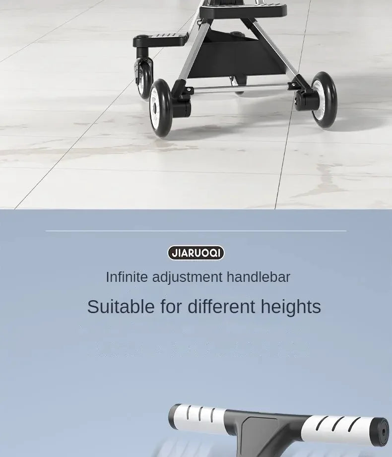 Lightweight Double Stroller with Canopy for Infants & Toddlers