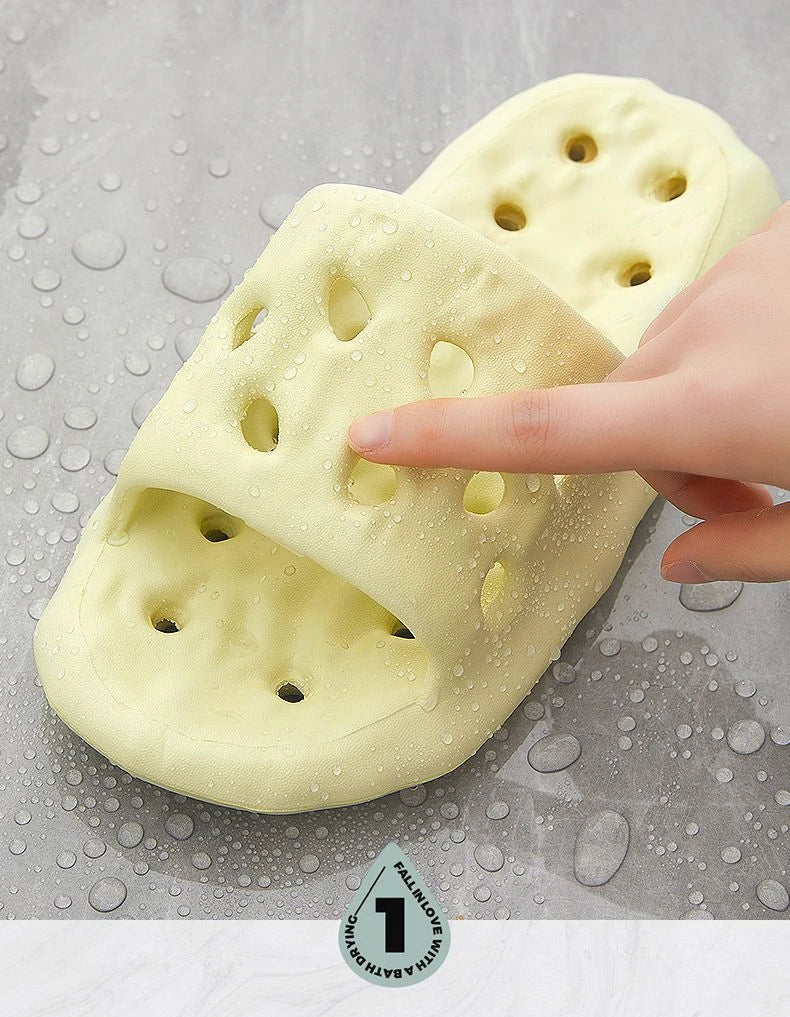 Women's Hollow-Out Quick-Dry Bathroom Slippers | Comfortable Slides