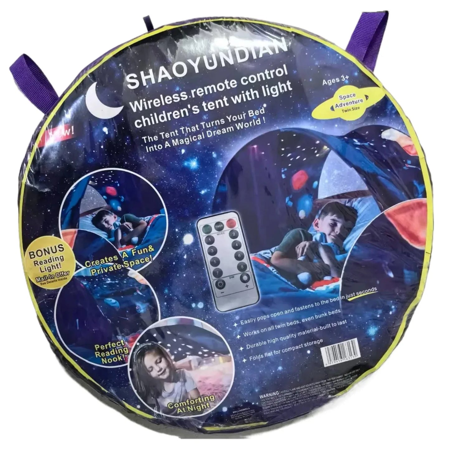 Dream Tent with Light Show for Kids | Foldable Bed Tent