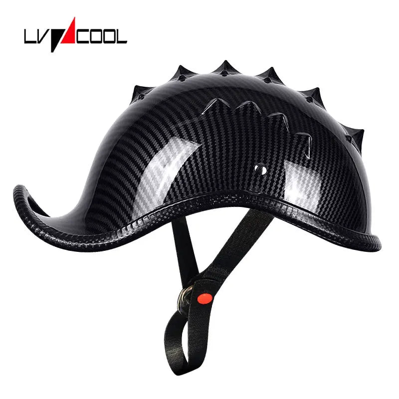 Vintage Retro Half Face Motorcycle Helmet | Lightweight Open Face 2026